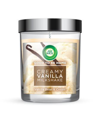 AIR WICK® Candle - Creamy Vanilla Milkshake Vanilla Bean & Cream (Discontinued)